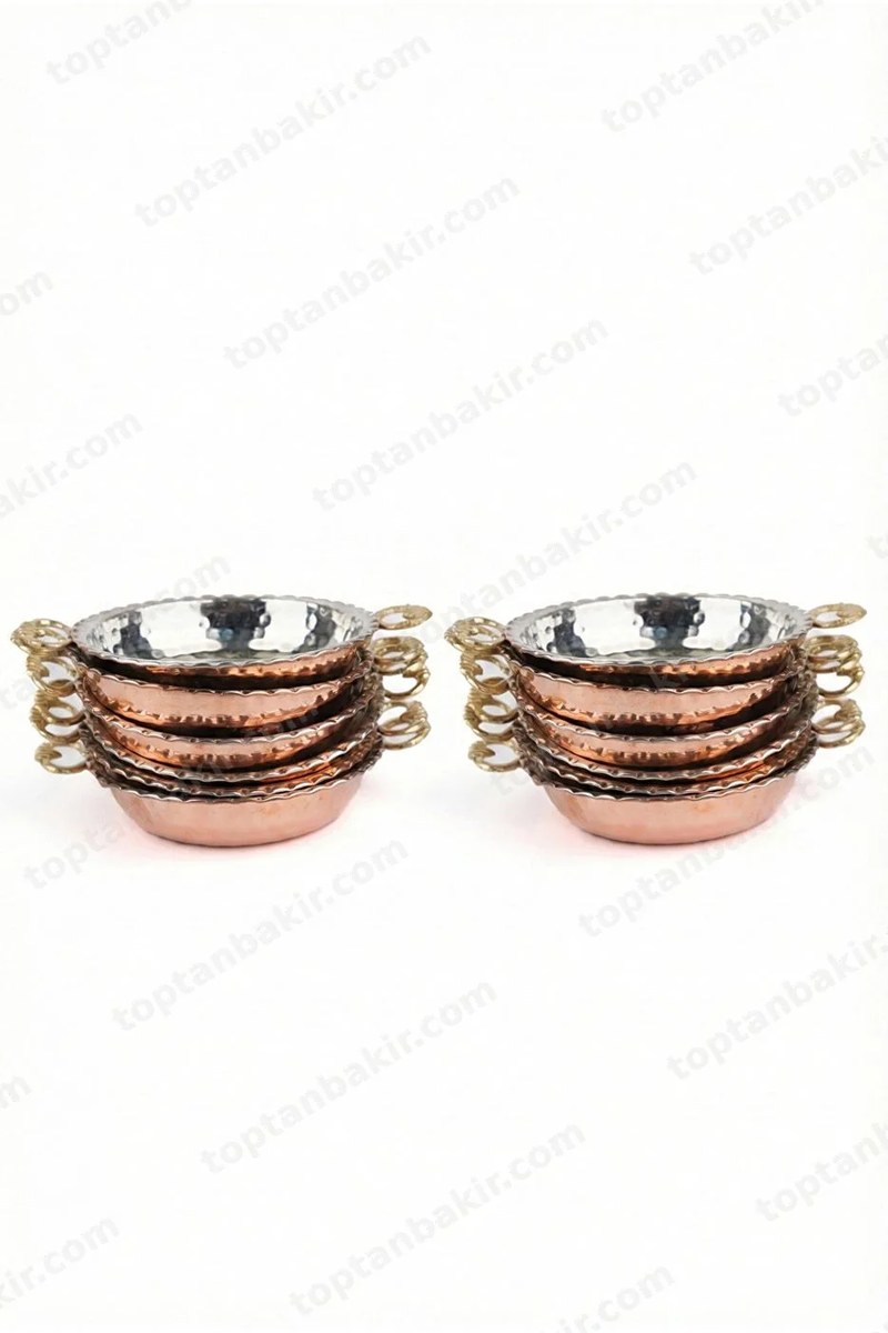 Copper Breakfast & Nut Dish 11 Cm – Set of 12