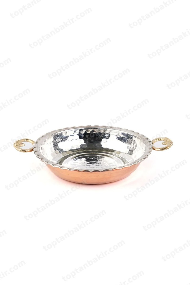 Copper Breakfast & Snack Dish, Pan-Style – Set of 2, 11 cm