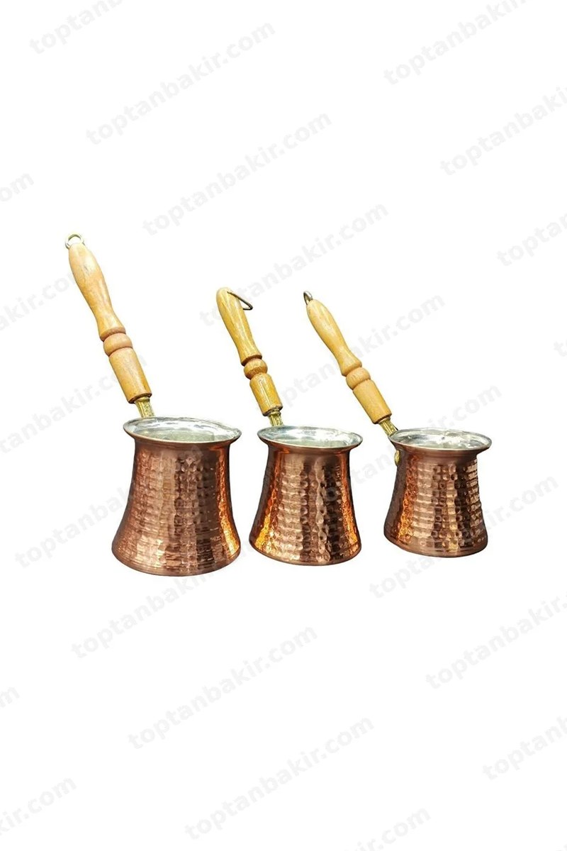 Copper Cezve Set of 3
