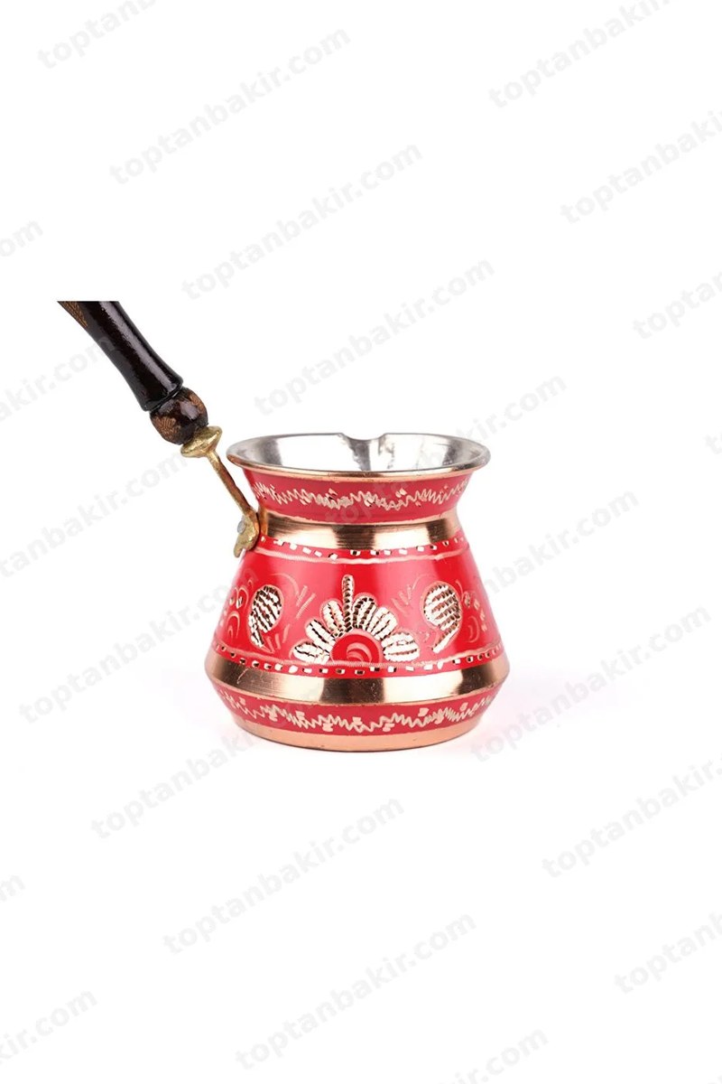 Erzincan Hand-Engraved Bulbous Copper Cezve – 6 Cup