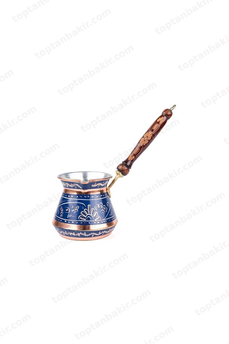 Erzincan Hand-Engraved Bulbous Copper Cezve – 8 Cup