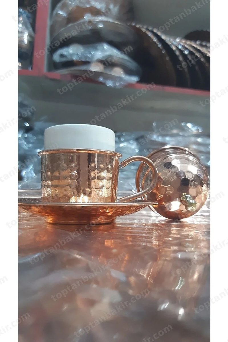 Copper Coffee Cup Set of 6