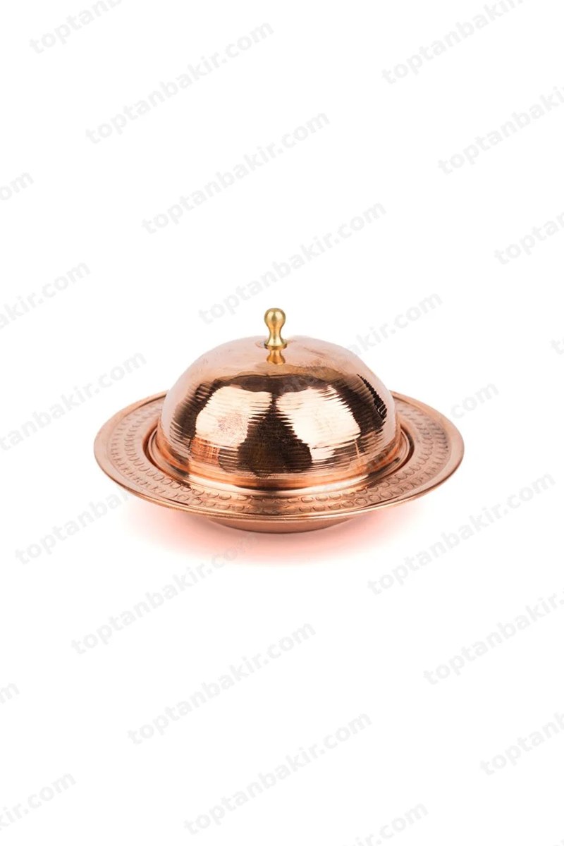 Hand-Engraved Copper Turkish Coffee Set N10
