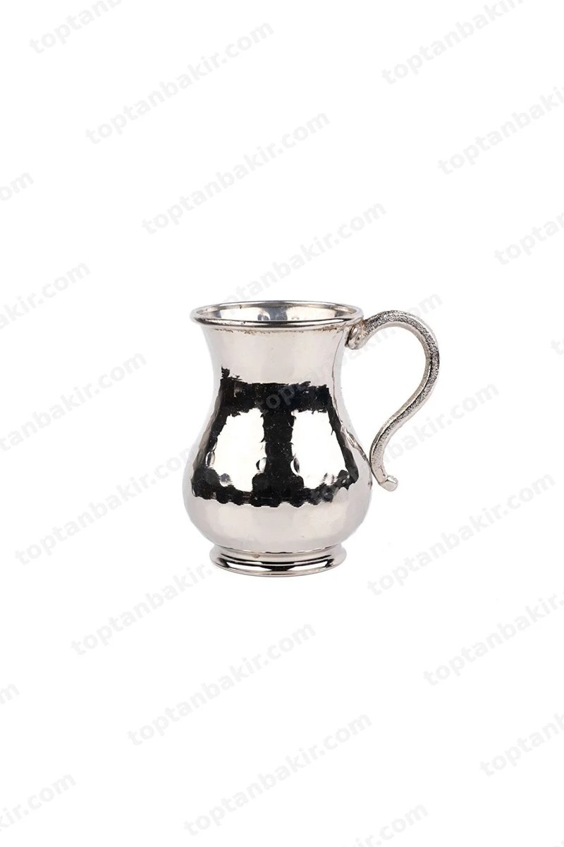 Copper Ayran Cup Set of 6 – Nickel-Plated, Fade-Resistant, 300 ml