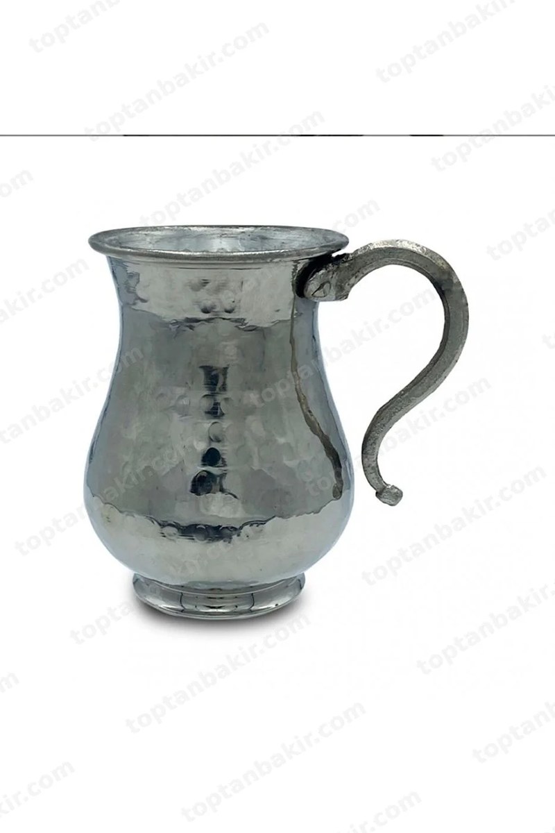 Nickel-Plated Copper Ayran Cup Set of 4