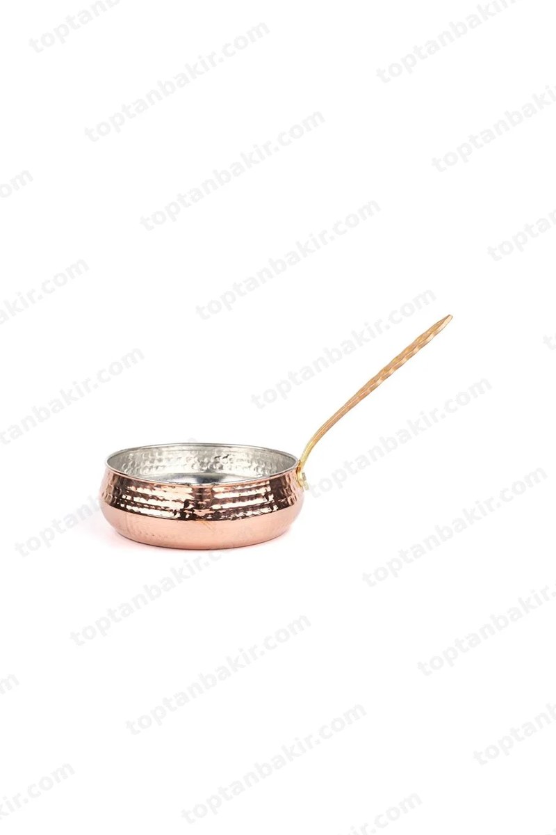 Copper Sauce Dish with Handle – 13 cm