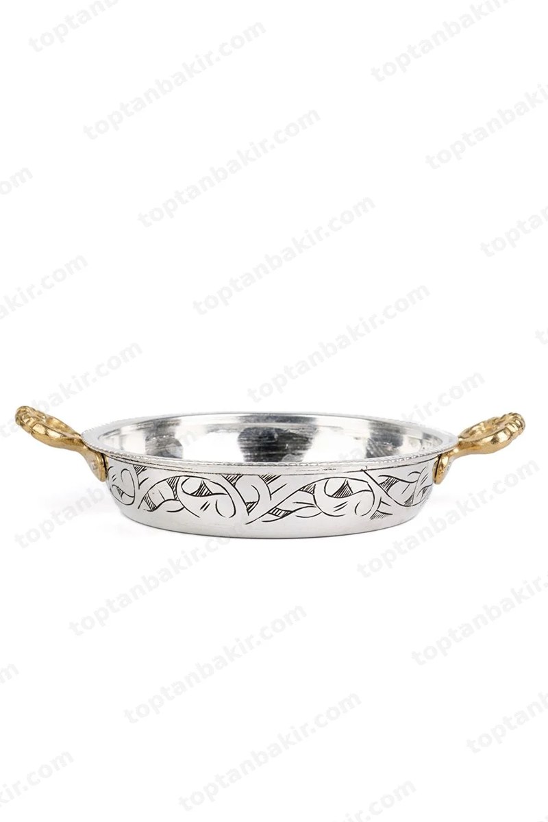 Engraved Antiqued Copper Pan (Sahan)