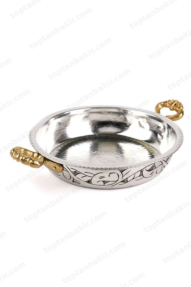 Engraved Antiqued Copper Pan (Sahan) – 23 Cm