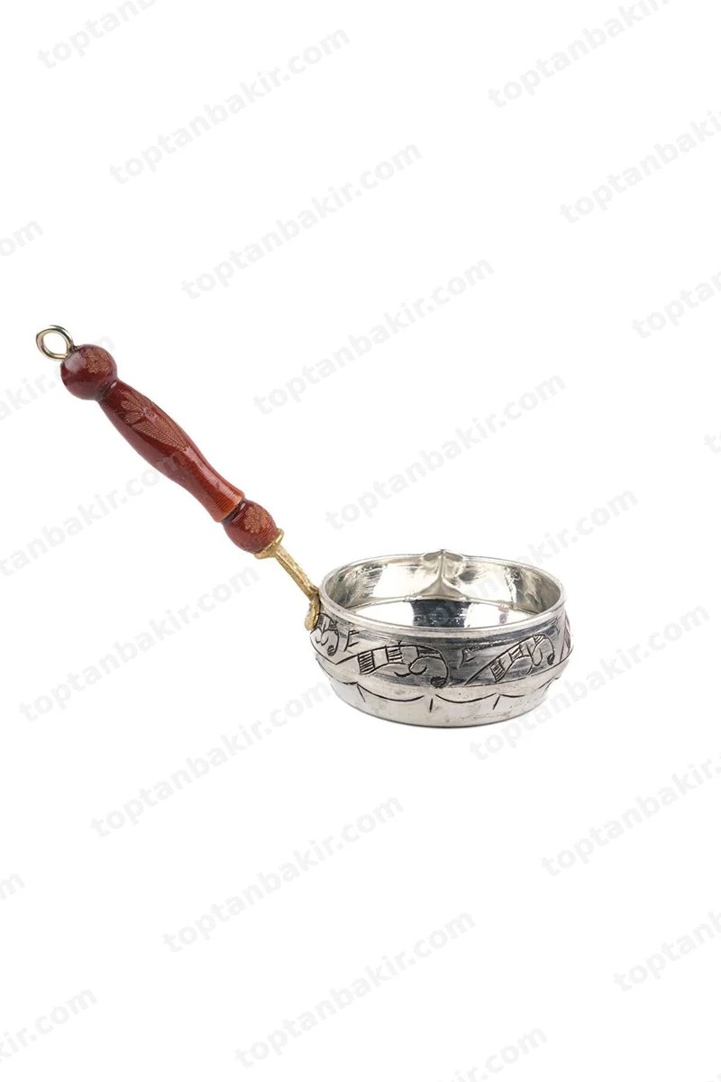 Hand-Engraved Tin-Lined Copper Sauce Dish – 10cm