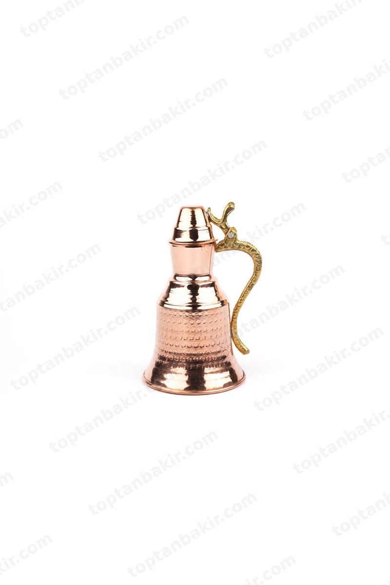 Decorative Miniature Copper Water Jug (Güğüm) – 13 cm