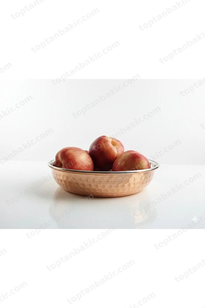 Hand-Hammered Copper Bowl Set of 2 – 19 cm Rim Diameter