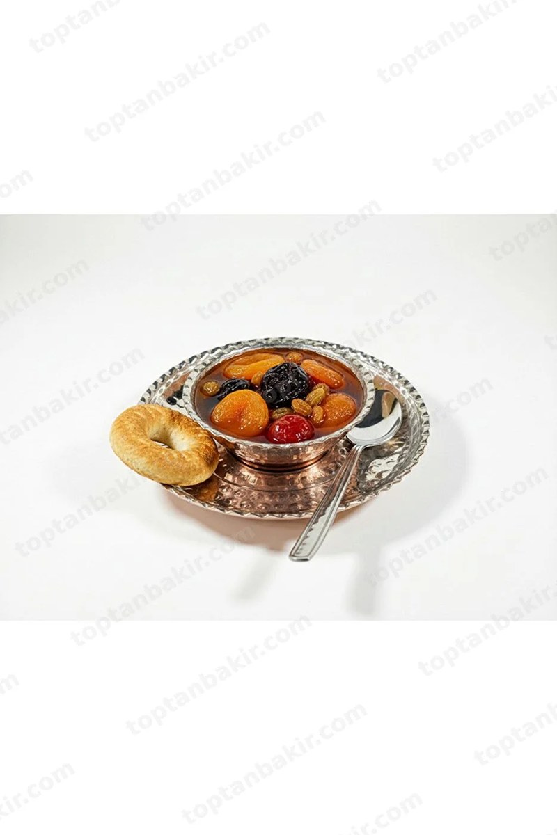 Hand-Hammered Copper Compote Bowl Set of 4 – 8 Pieces