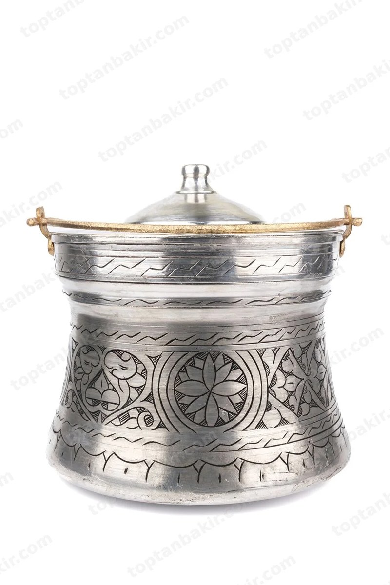 Hand-Carved Copper Milk Pail – 5 Kg